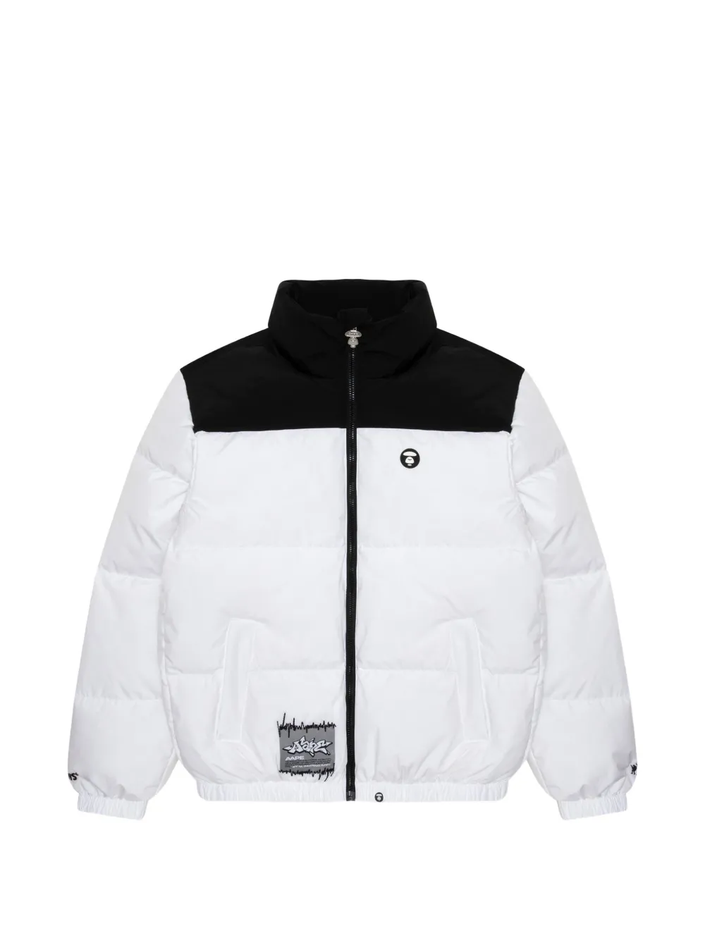 AAPE BY *A BATHING APE® Moonface patch down jacket