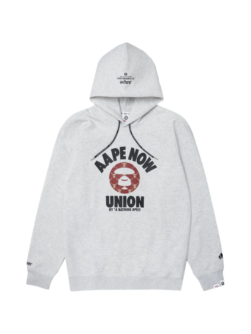AAPE BY *A BATHING APE® Moonface printed hoodie · XL