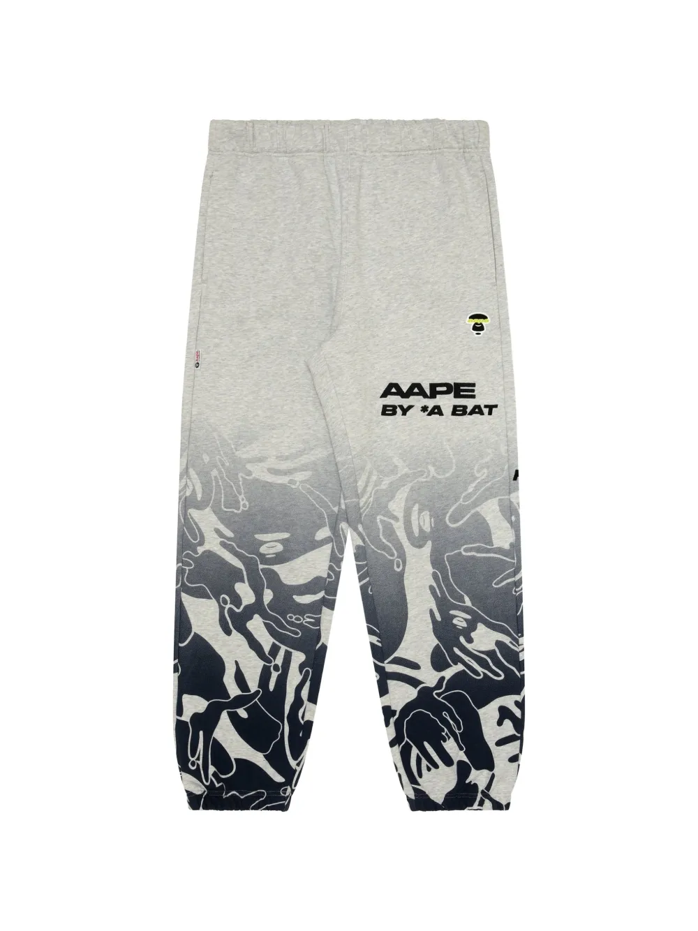 AAPE BY *A BATHING APE® Moonface gradient-camo track pants · XL