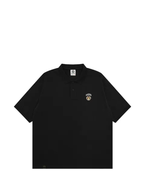 AAPE BY *A BATHING APE® AAPER logo-embroidered polo shirt