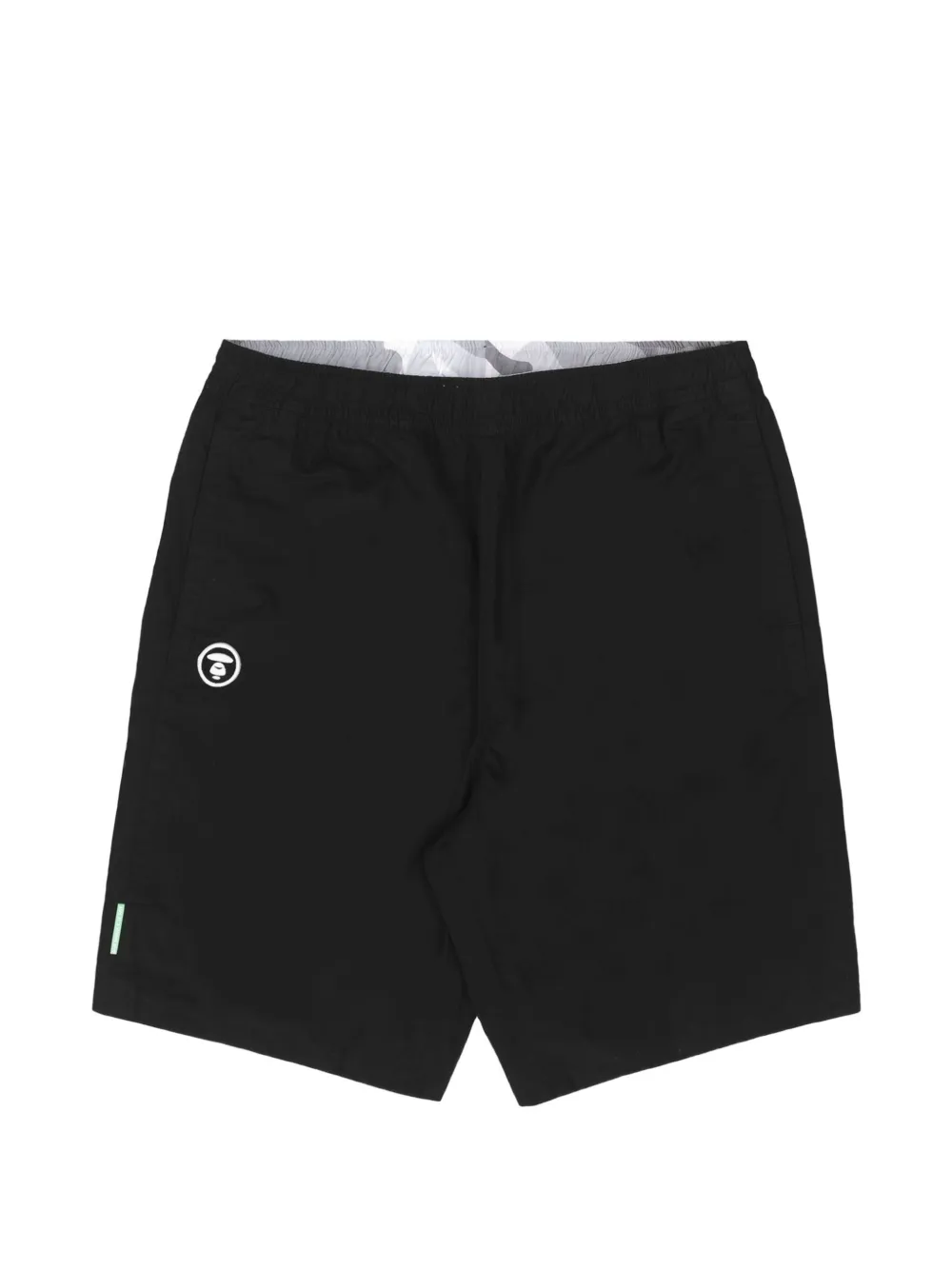 AAPE BY *A BATHING APE® Moonface-embroidery reversible shorts