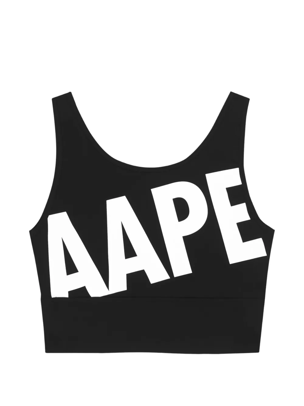 AAPE BY *A BATHING APE® Moonface-patch logo-print tank top