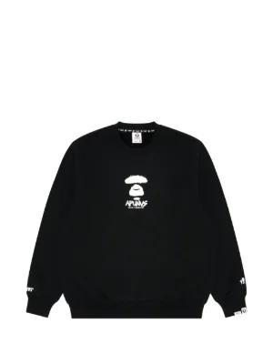 AAPE BY *A BATHING APE® logo-patch Sweater | Black | FARFETCH