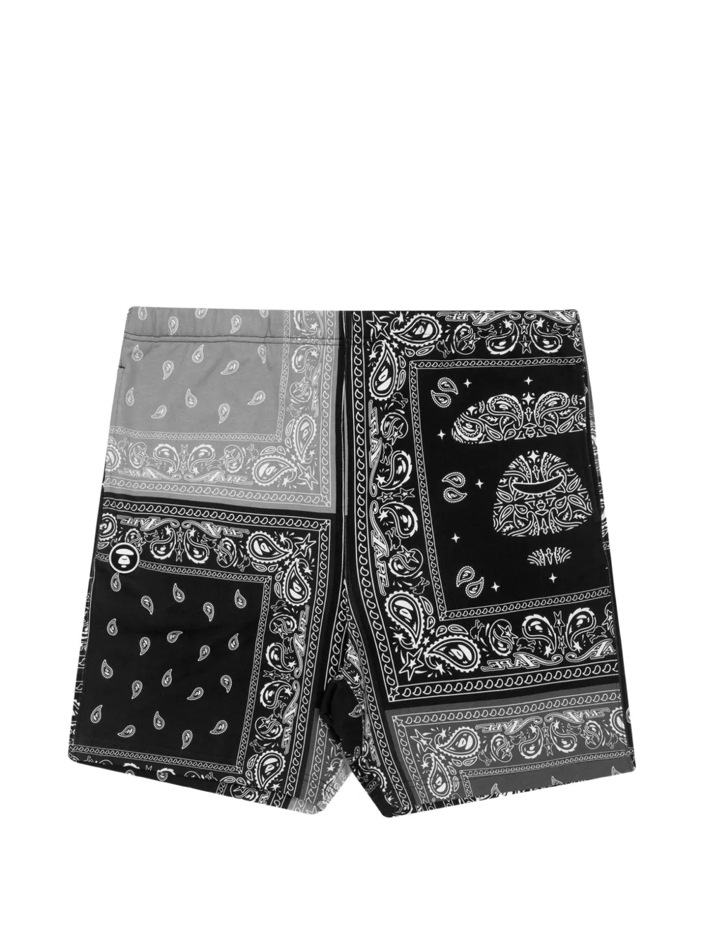 AAPE BY *A BATHING APE® Moonface bandana-print shorts · XL