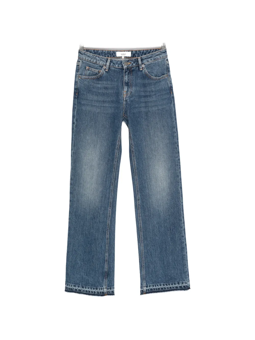 Ba&sh Vana Released-hem Jeans In 蓝色
