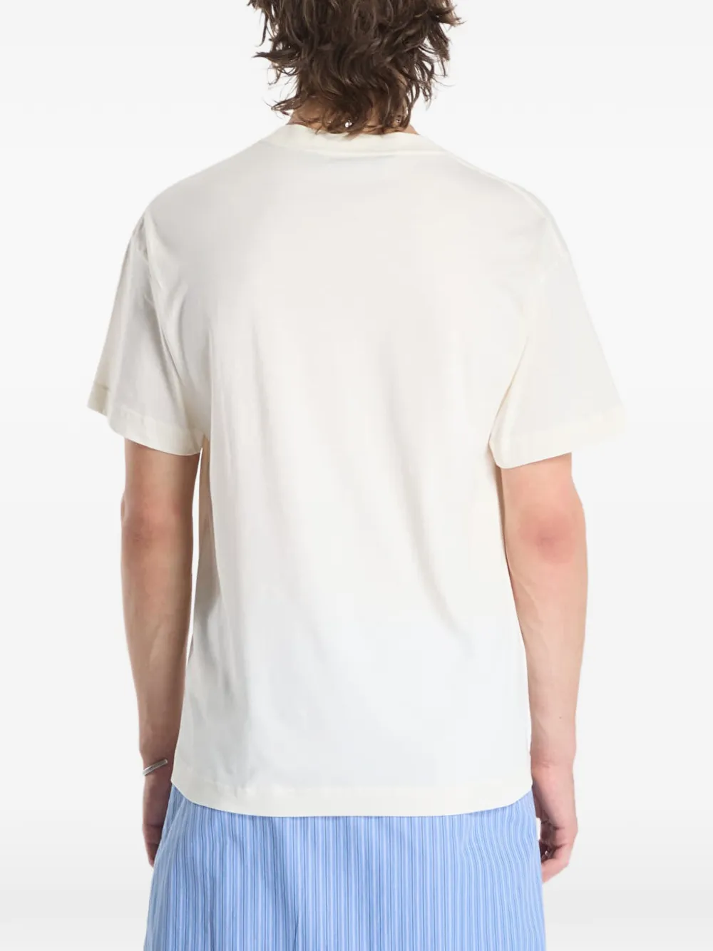 Palm Angels Pa Pool T-shirt met grafische print Beige