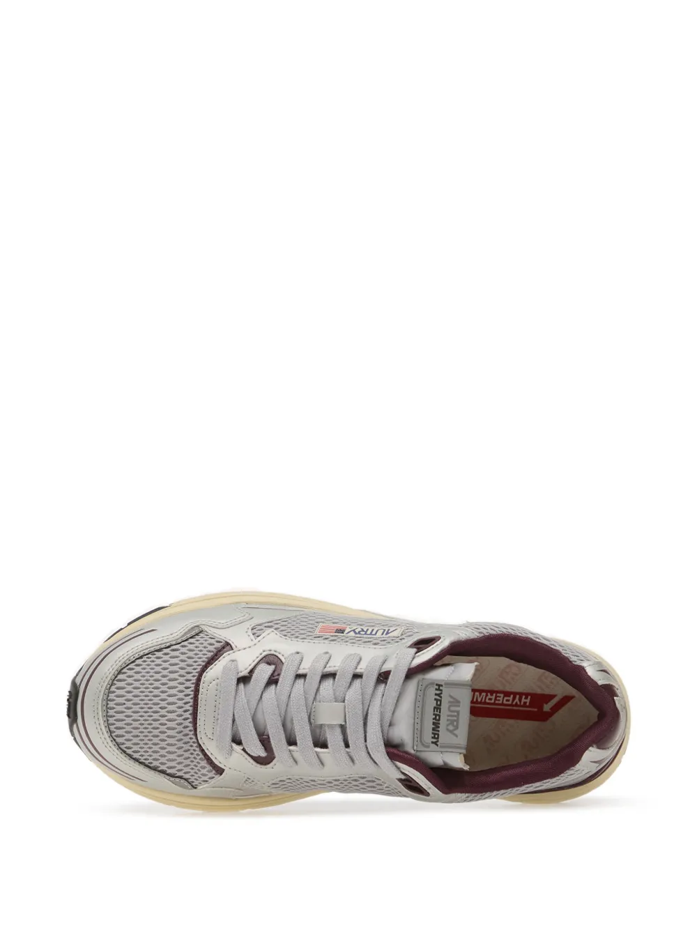 Autry Hyperway sneakers van synthetisch leer en mesh Grijs