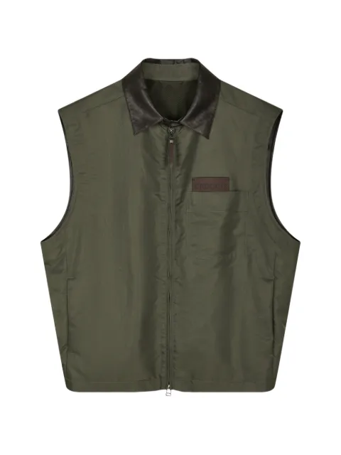CROQUIS zip-up pocket-detail vest