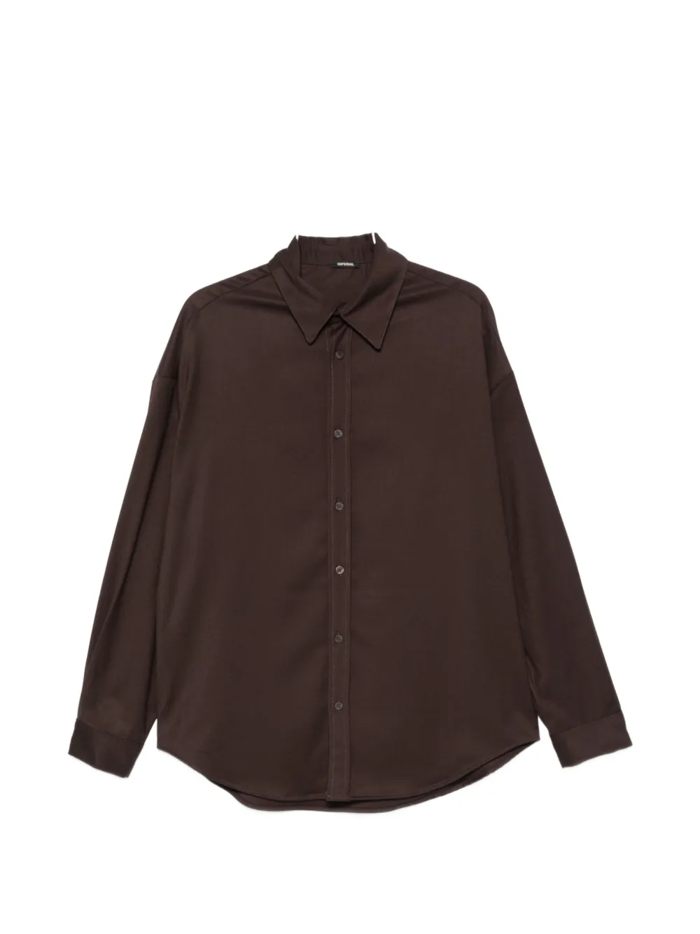 IMPERIAL button-up shirt - Braun