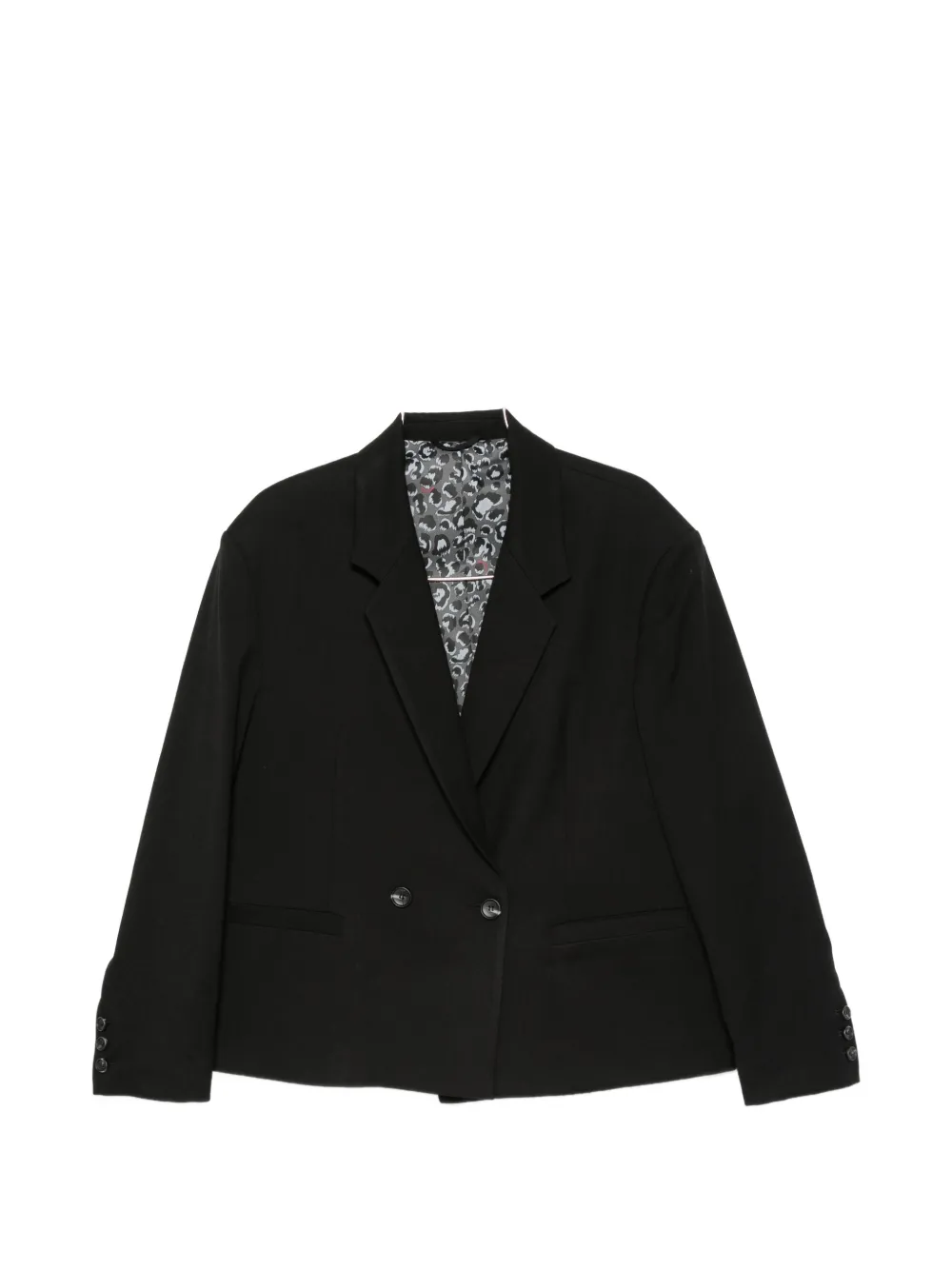 IMPERIAL double-breasted cotton jacket - Nero