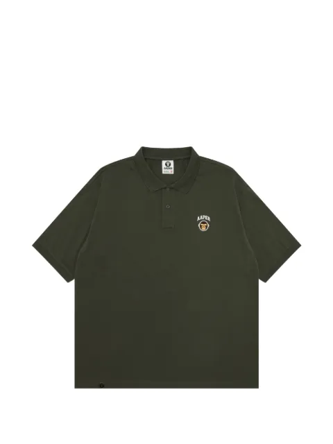 AAPE BY *A BATHING APE® AAPER logo-embroidered polo shirt