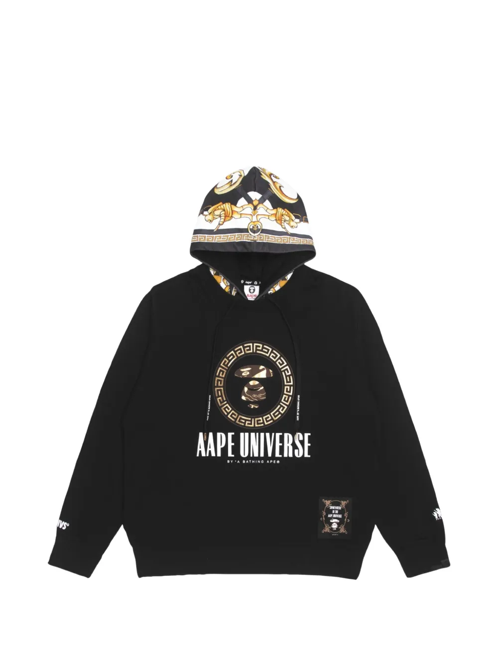 AAPE BY *A BATHING APE® Moonface pattern-print hoodie · M
