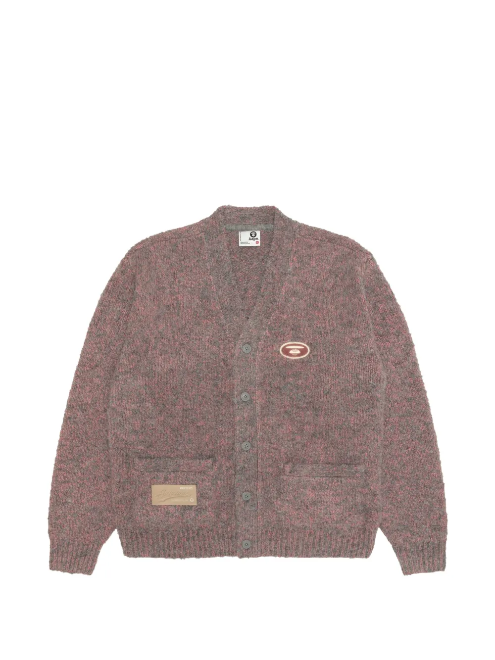 AAPE BY *A BATHING APE® Moonface button-down cardigan