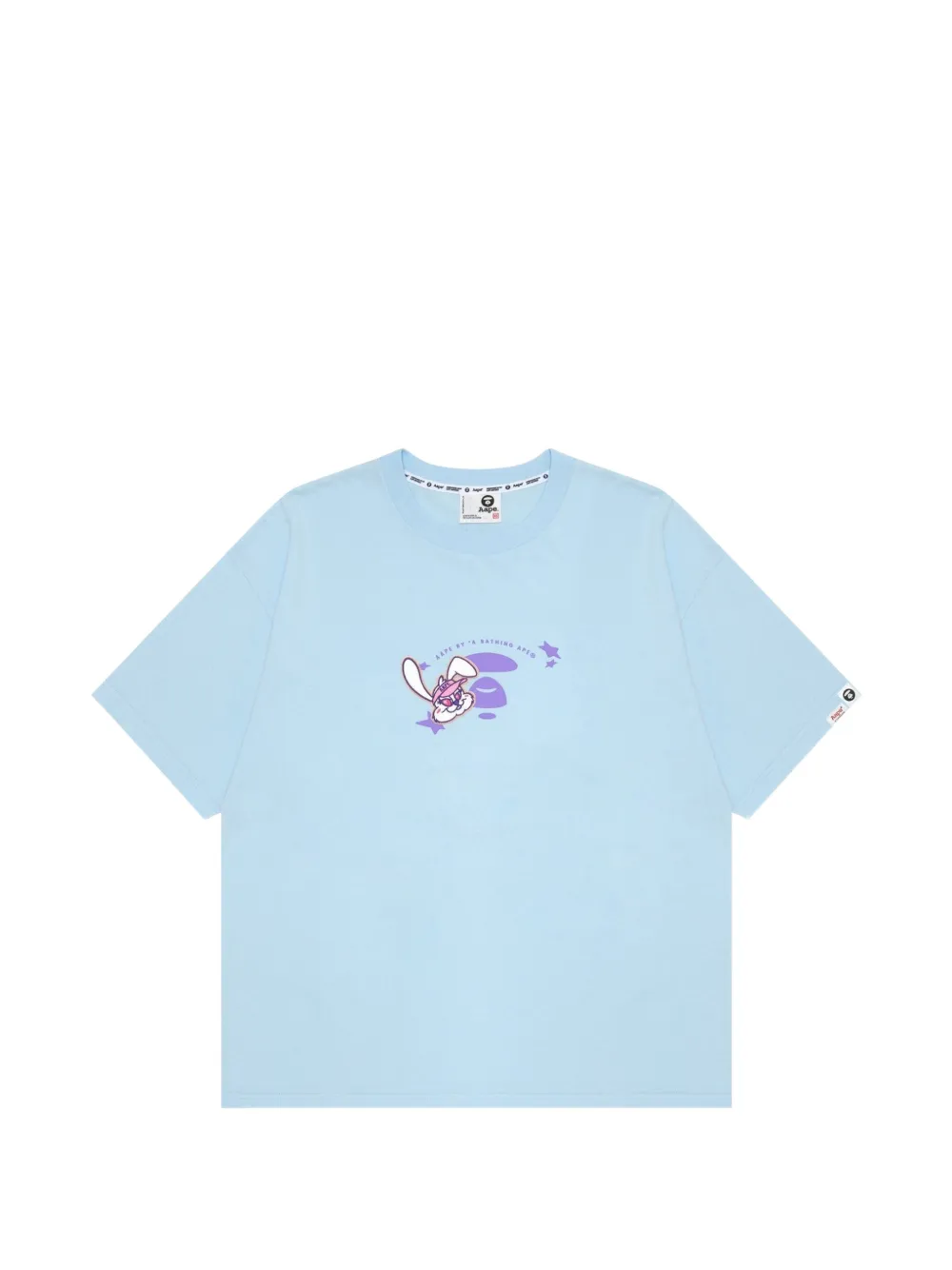AAPE BY *A BATHING APE® rabbit-embroidered T-shirt · XXS
