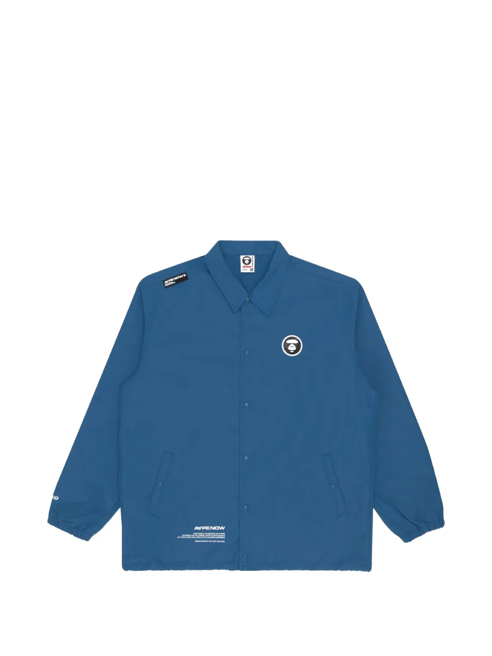 AAPE BY *A BATHING APE® Moonface logo-print coach jacket · S