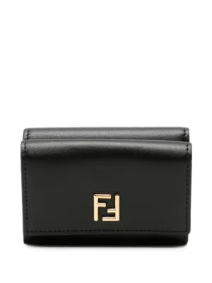 Valentino Garavani VLogo Signature Trifold Wallet | Black | FARFETCH