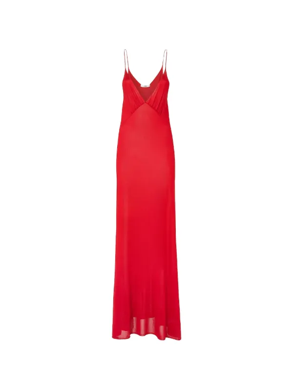 Fendi Slip Dress in Red