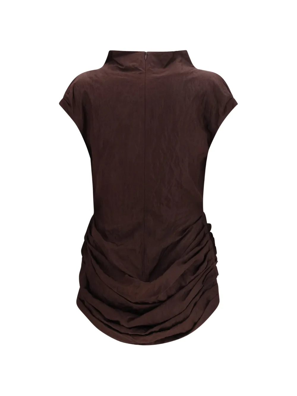 Magda Butrym Mini-jurk met ruches Bruin