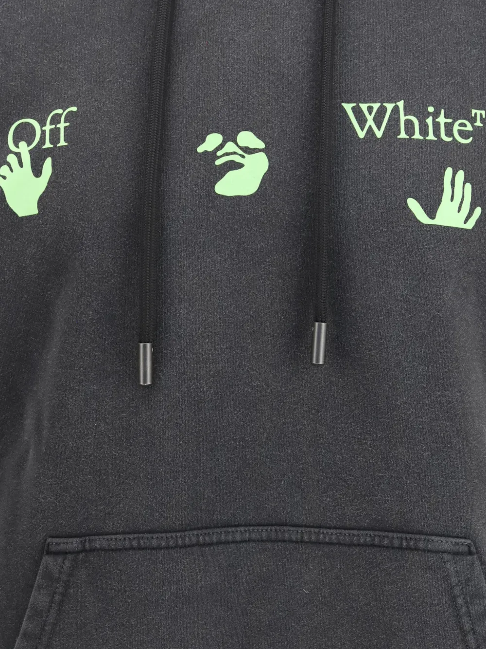 Off-White Bacco Arrow Skate hoodie Zwart