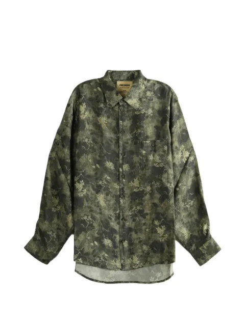 Uma Wang camisa con estampado floral