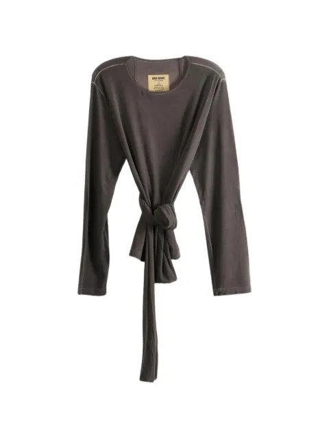 Uma Wang tie-waist long-sleeve T-shirt