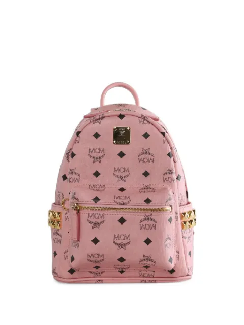 MCM monogram-print studded backpack