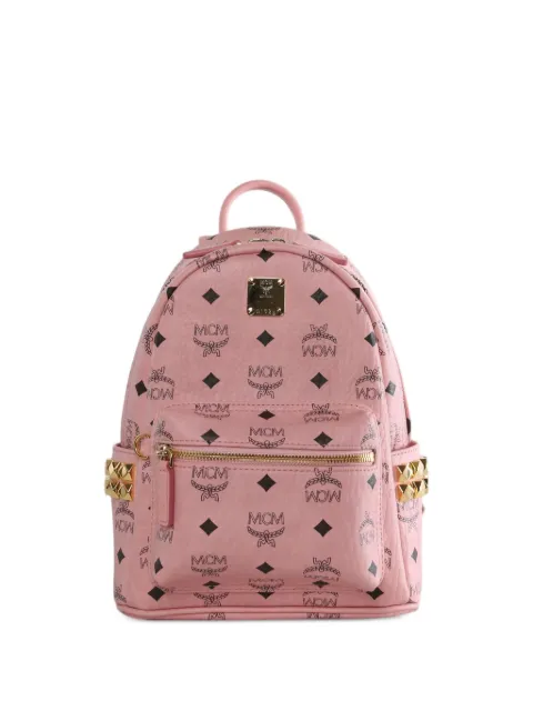 MCM monogram-print studded backpack