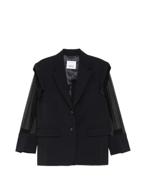 Erika Cavallini  sheer-sleeve blazer