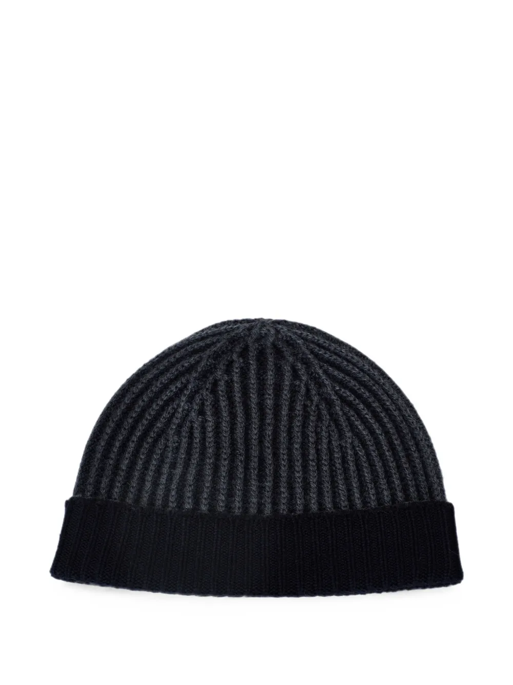 04651 / A TRIP IN A BAG Foggy ribbed-knit beanie hat