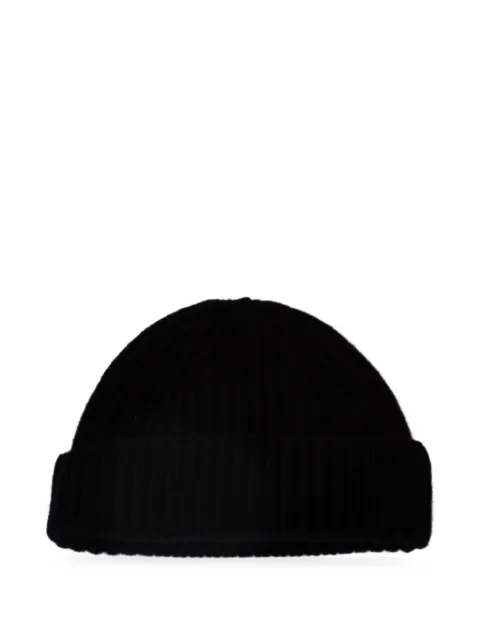 Aragona ribbed cashmere beanie hat