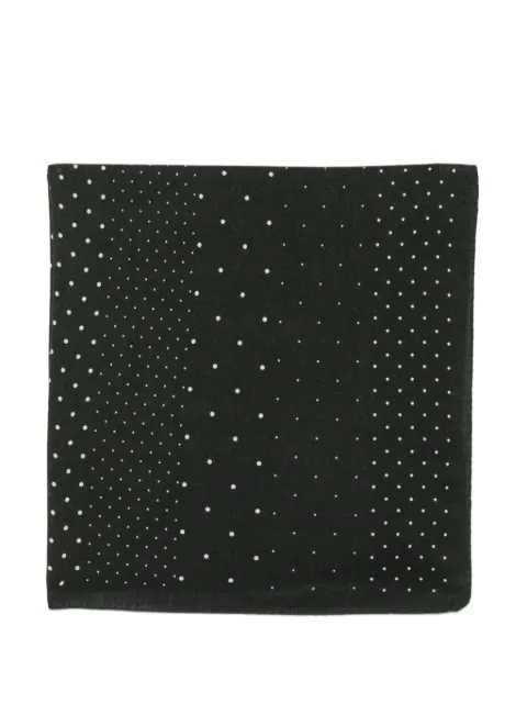 Destin polka-dot wool scarf