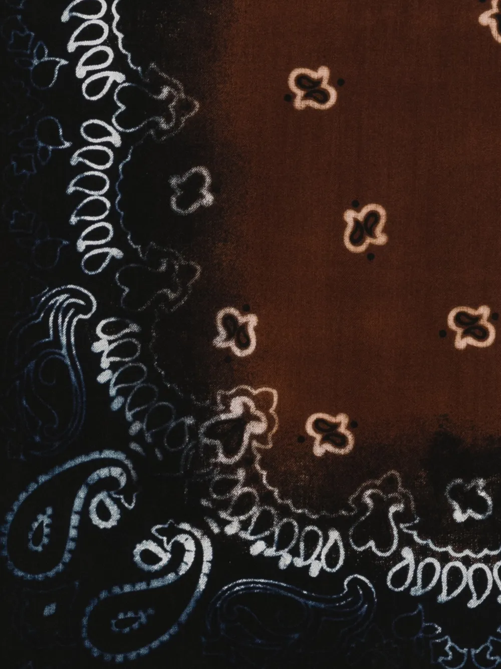 Destin Sjaal met paisley-print Blauw