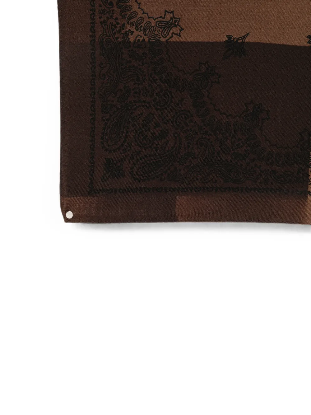 Destin Sjaal met paisley-print Bruin