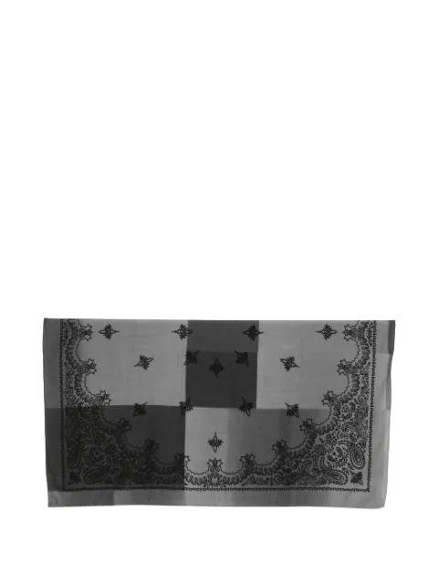 Destin paisley-print wool scarf