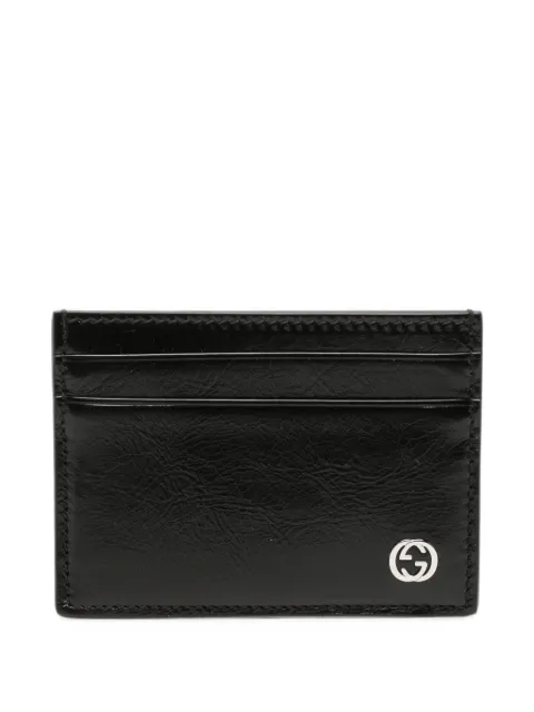 Gucci Interlocking G leather cardholder