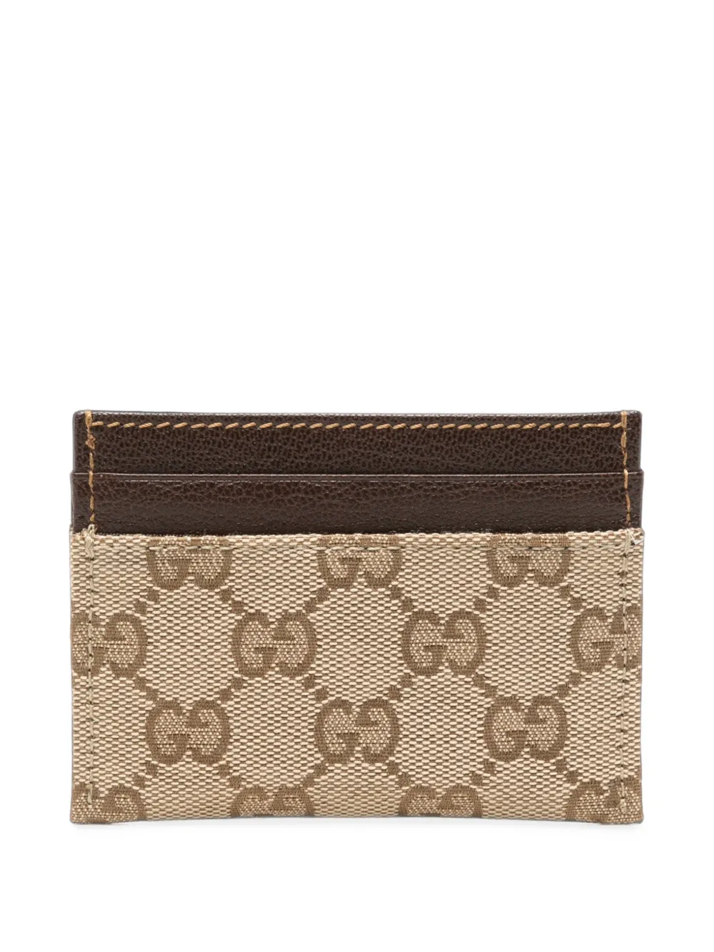 Gucci Pasjeshouder met horsebit-detail Beige