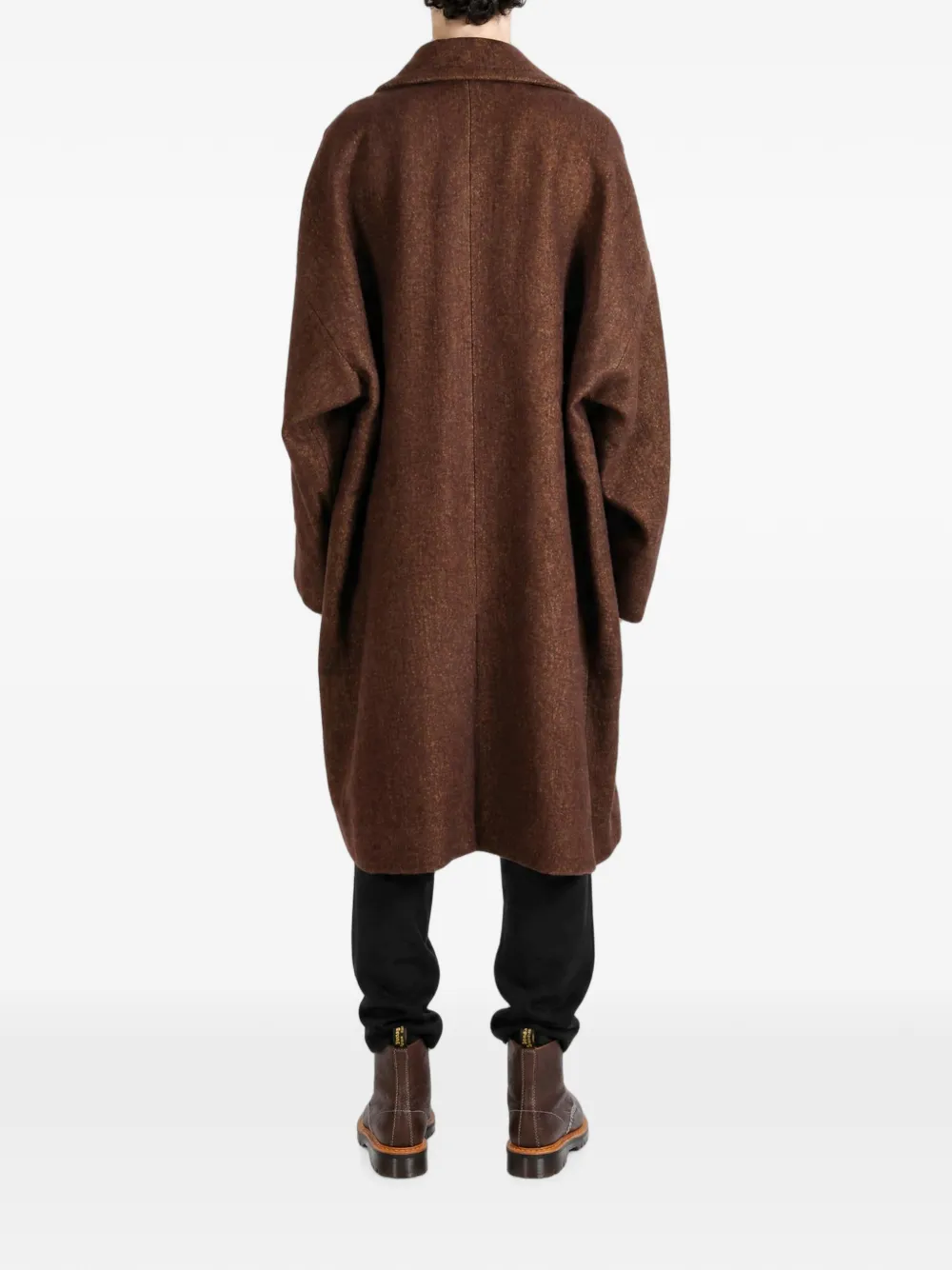 Uma Wang Oversized jas met gekerfde revers Rood