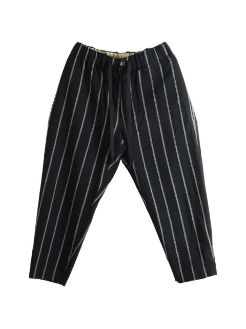 Uma Wang vertical-stripe drawstring trousers