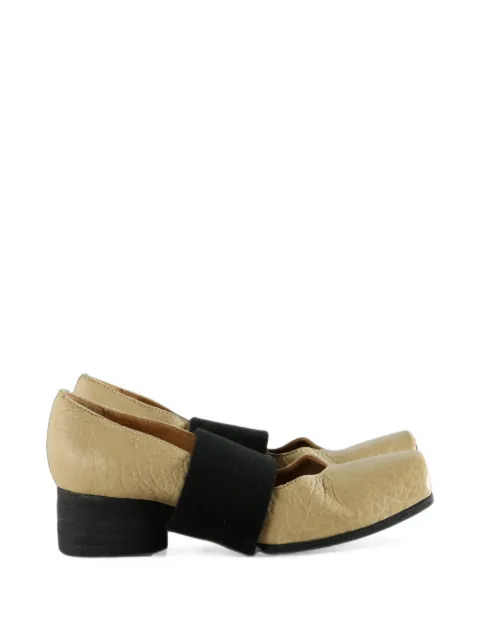 Uma Wang elasticated square-toe ballet pumps