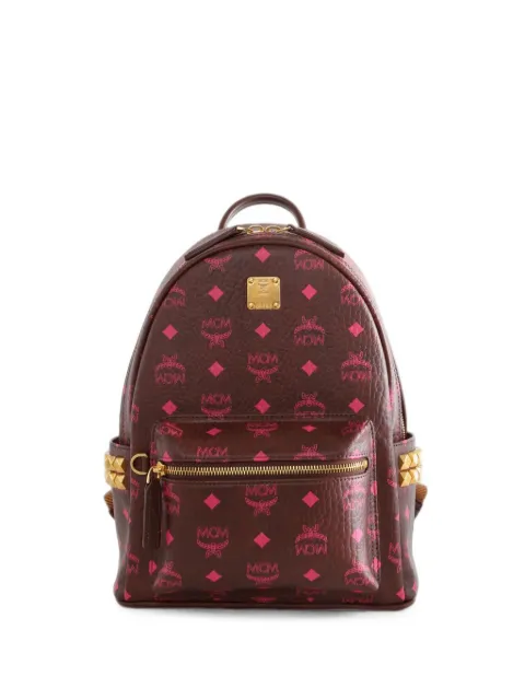 MCM Stark monogram-print studded backpack
