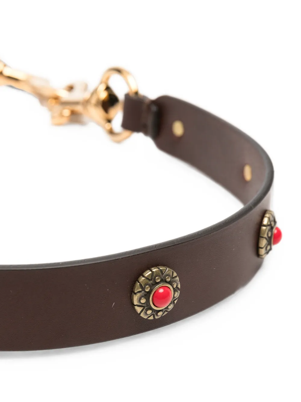 ETRO Riem met studs Bruin