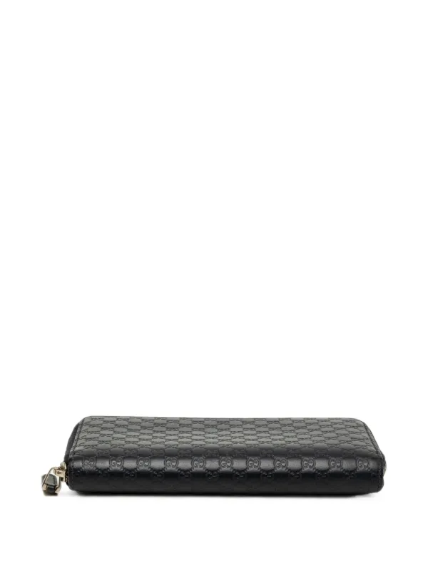 Gucci Pre-Owned 2000-2015 マイクログッチシマ ファスナー長財布