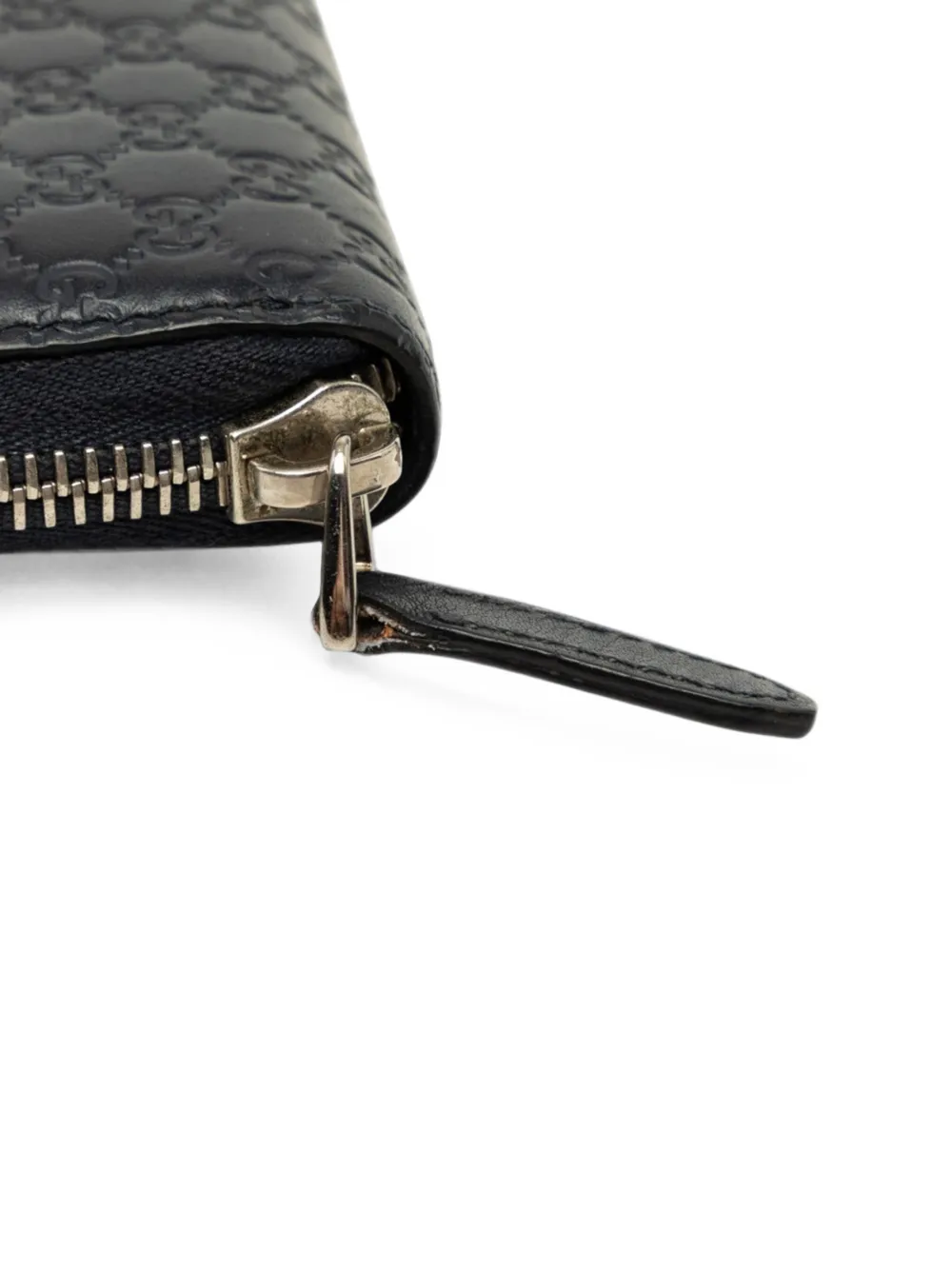 Gucci Pre-Owned 2000-2015 マイクログッチシマ ファスナー長財布