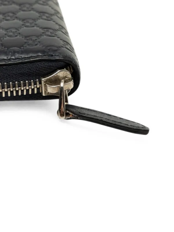 Gucci Pre-Owned 2000-2015 マイクログッチシマ ファスナー長財布