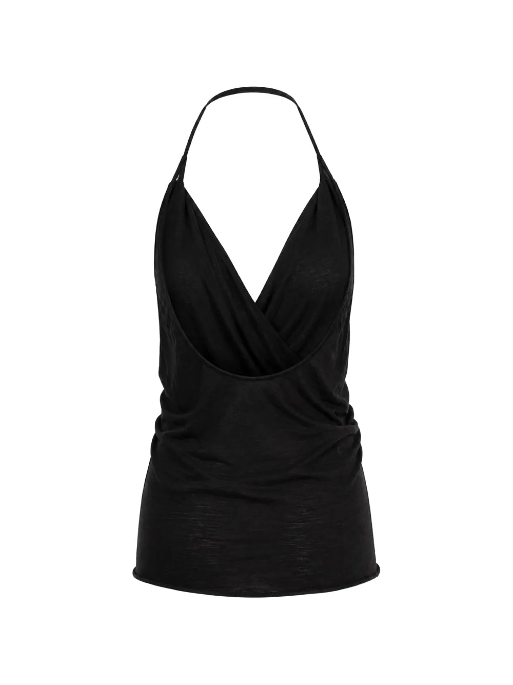 Rick Owens Gedrapeerde blouse Zwart