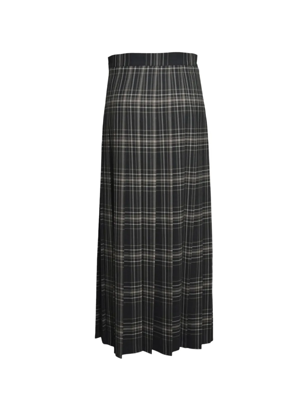 Weekend Max Mara Geruite midi-plooirok Grijs
