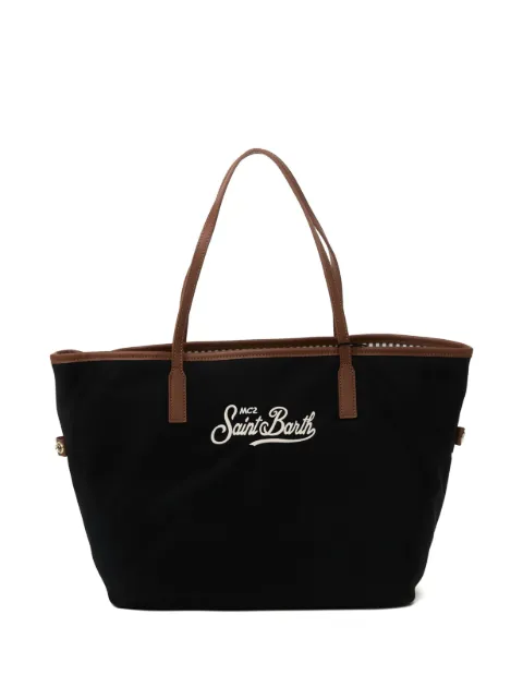 MC2 Saint Barth City Bag logo-embroidered tote bag