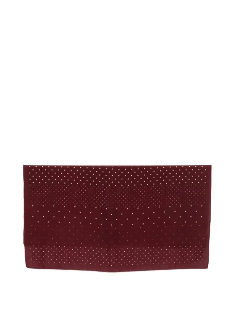 Destin polka-dot wool scarf
