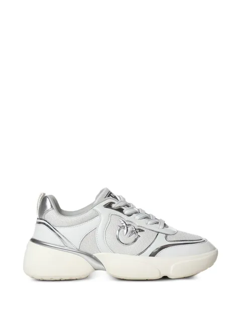 PINKO logo-plaque panelled sneakers
