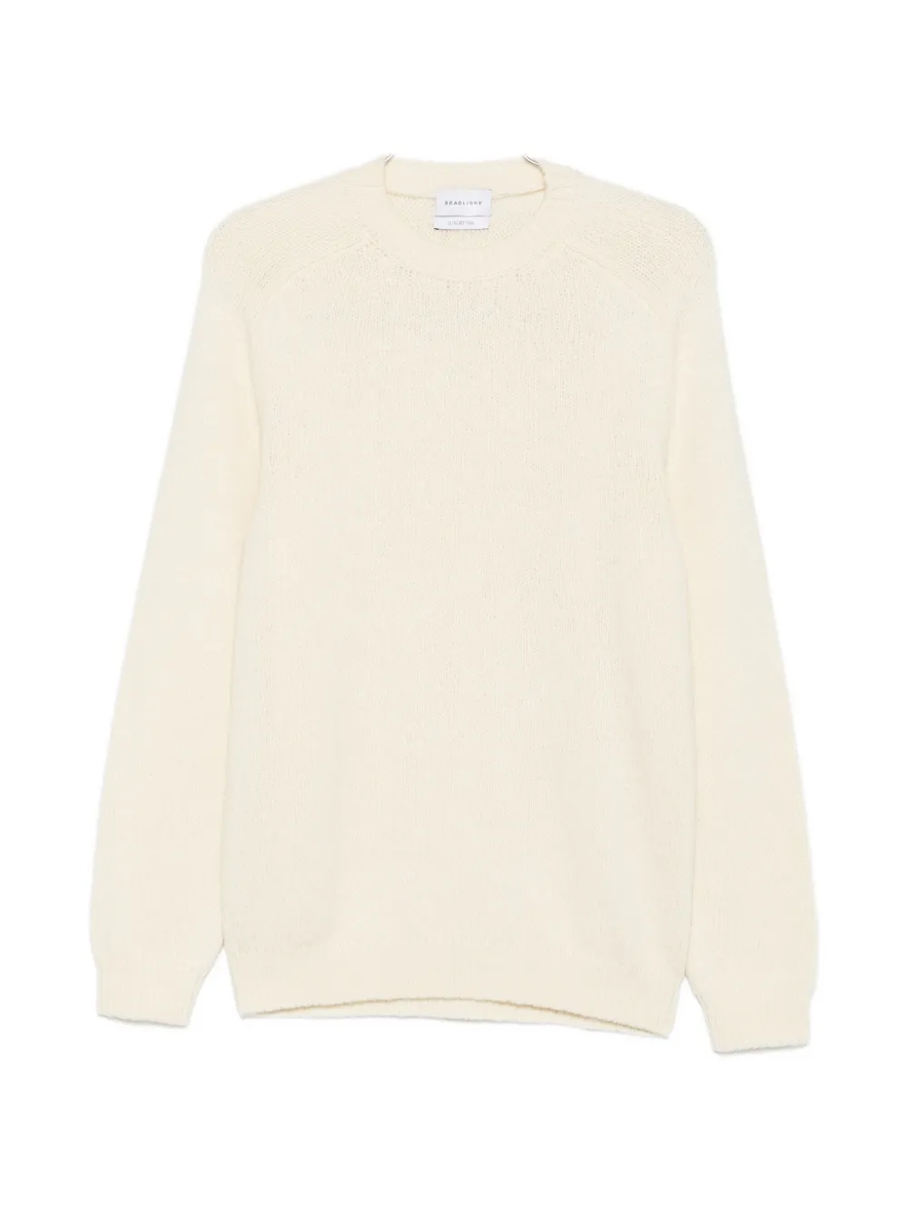SCAGLIONE ribbed-knit raglan-sleeve sweater - Nude